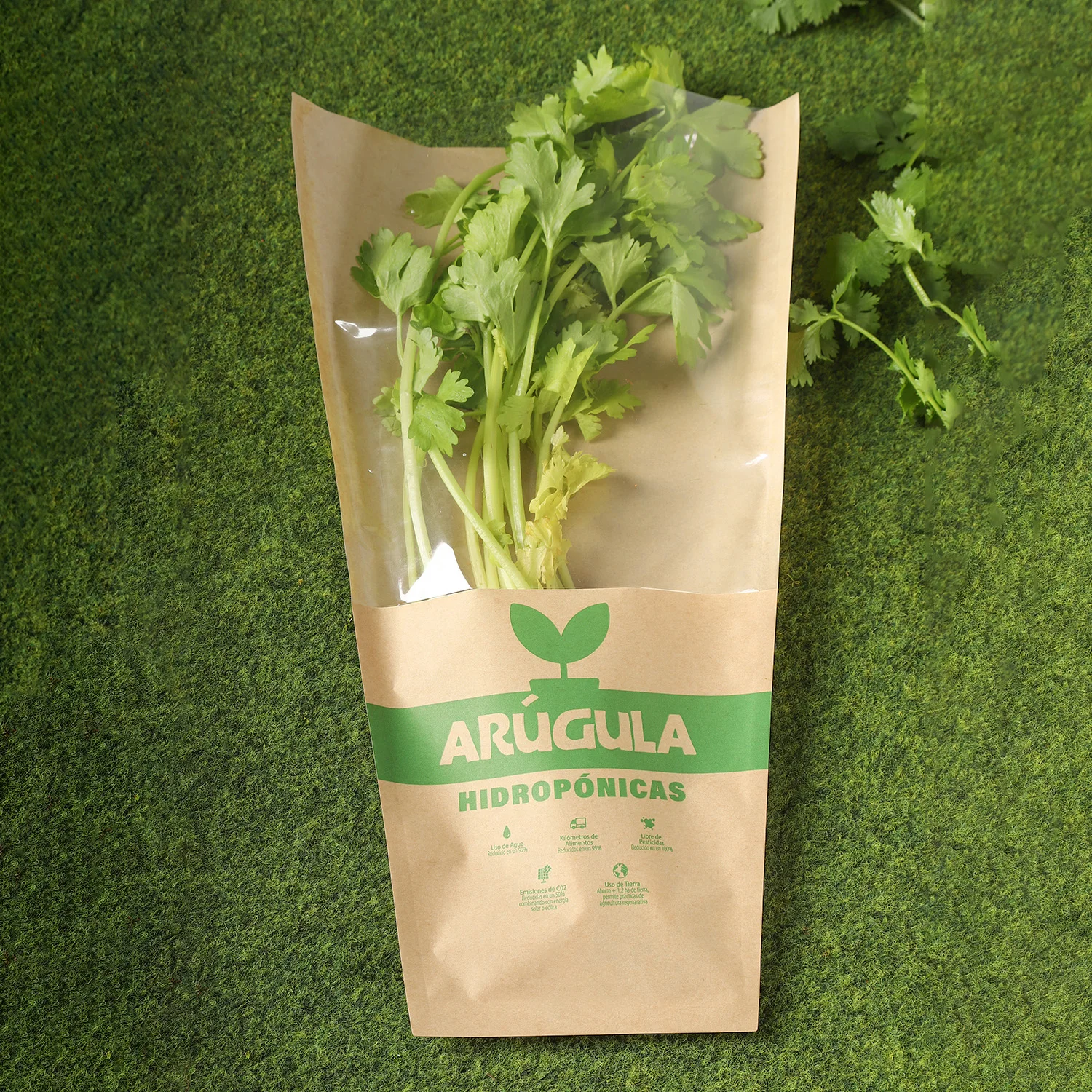 Custom Biodegradable Cool Fresh Vegetable Fruits Food Lettuce Wicker Cone Bag for Frozen Food Packaging and Shopping