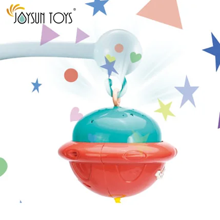 Музыкальный мобиль для детской кроватки ночник вращающаяся погремушка