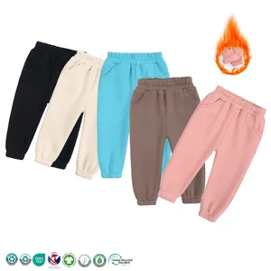 Wholesale Children's Casual Cotton Pants Vetement Enfant Kids Wear Straight Style Sweat Suits for Girls and Boys