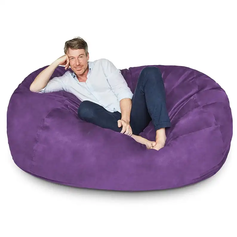 Amazon.com: Kumcahom Bean Bag Chair Bed for Humans BeanBag Bed Human-Sized  Large Bean Bag Bed for Adults,Pets,with Blanket, 72