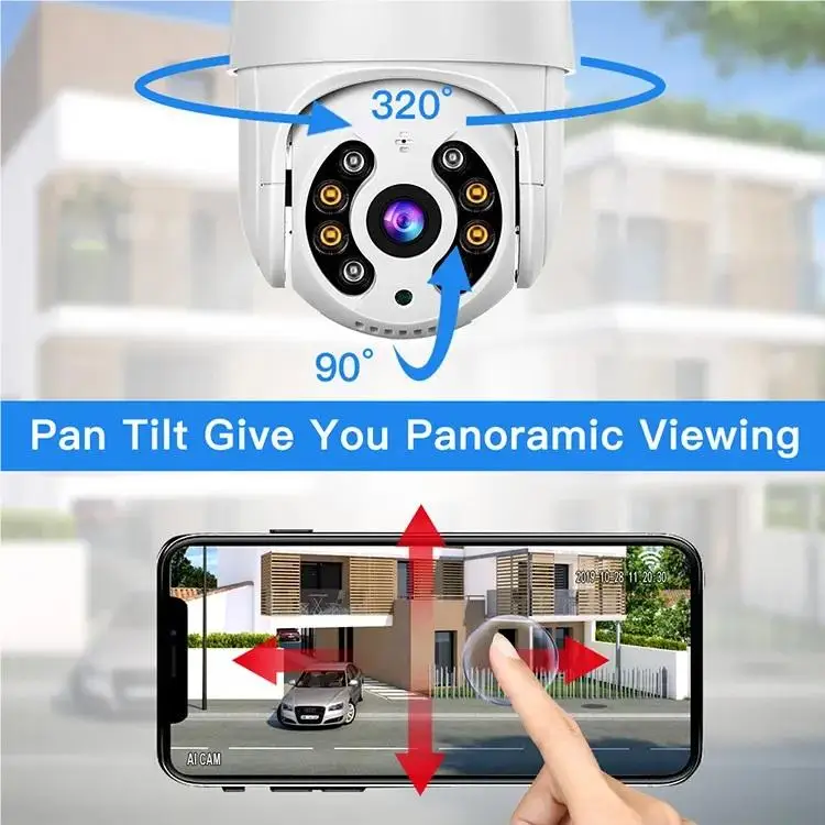 HOT Cheap Cloud Icess 2MP Wifi Camera Zoom 1080P Wireless Outdoor Dome Speed PTZ IP Surveillance Camera