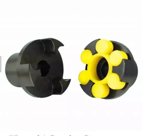 High Strength ML Rotex Spider  Rubber Jaw Shaft Coupling for Precision Instrument