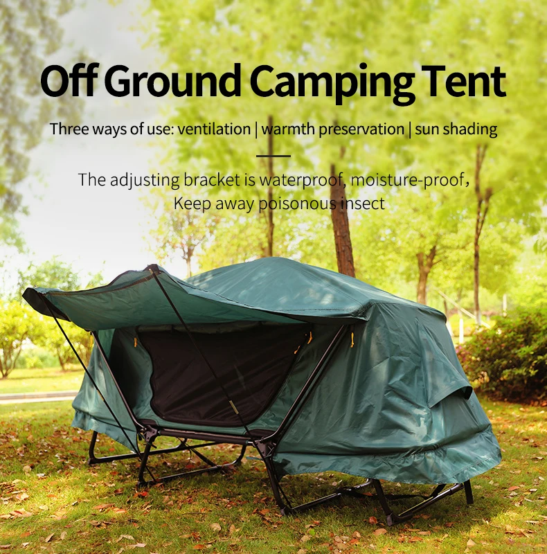 Hot Sale Automatic Smart Off Ground Tent Easy Install Straight Bracing