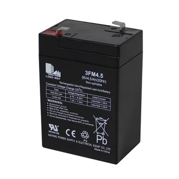 Long Cycle Life 6V3.5Ah AGM Leadacid Electrical Toy Car Battery  For OEM