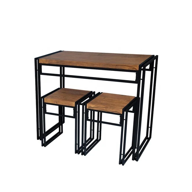 Space Saver Bar Dining Table And Stools Set Buy Dining Table And Stools Space Saver Dining Table And Stools Dining Table And Stools Set Product On Alibaba Com