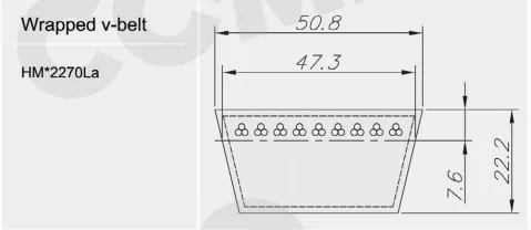 CLAAS Belt 603015 Replacement Spare Parts for COMBINE Harvester Agricultural Machinery