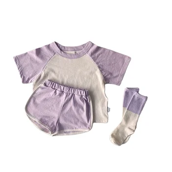 Boutique trending baby products set kids clothing baby clothes suit high end baby clothes