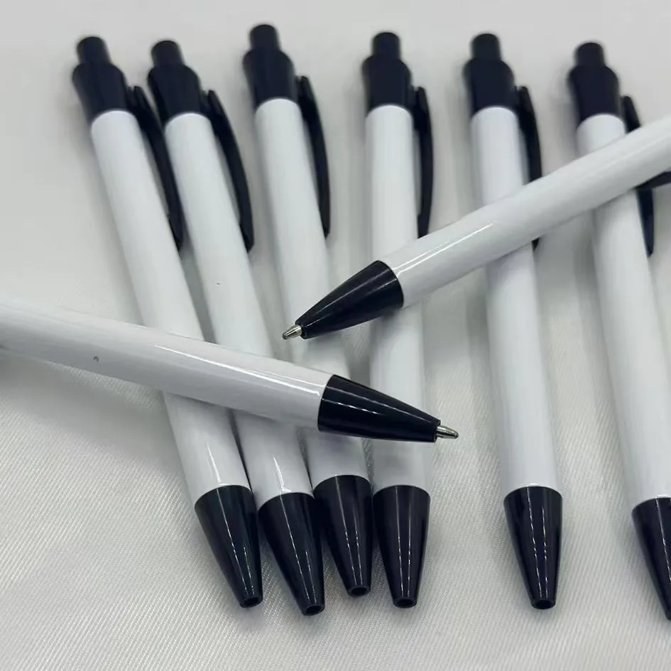 Customizable DIY Blank Sublimation Metal Click Pens Aluminum Ballpoint Pens for Personalized Promotional Gifts preview 3