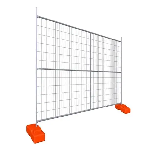 2024 Australian Standard Mobile Construction Site Temporary Fence Panel Low Maintenance Steel Frame Diamond Hole Shape Wire