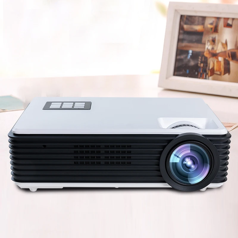 Factory Price Mini Projector Q8 6000 Lumens 1080P Home Theater Outdoor Projector  4K Mobile Phone Proyector - China LED, Home Theater