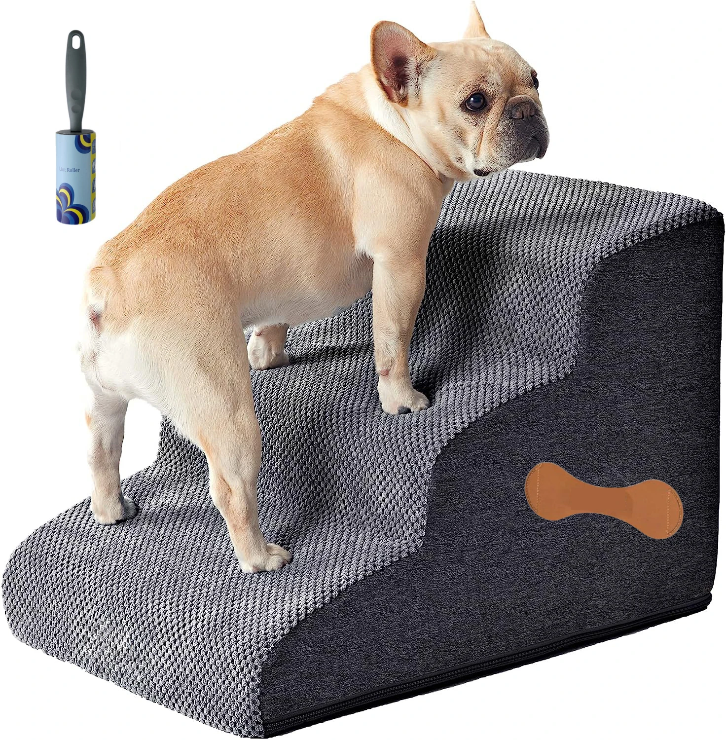 Durable High Density Pet Dog Stairs Bed With Foam 2/3/4 Steps Pet