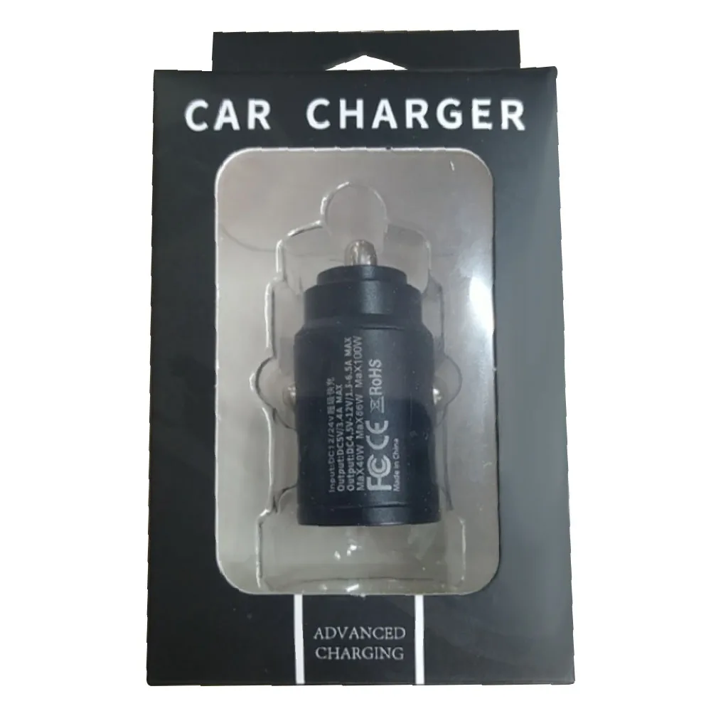 Custom Fast Charging Car Charger 100w Usb Mini Car Cigarette Lighter
