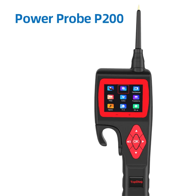 Probe Powerful Diagnose Vehicle Electrical System P200 JDiag Smart Circuit Tester Oscilloscope Function Injector test