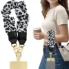 Estampado de leopardo blanco y negro