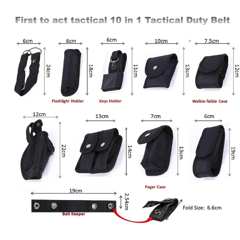 Multi-functional Outdoor Modular Equipment System Security Wear-resistant Tactical Duty Utility Versatile Work Hunting Belt