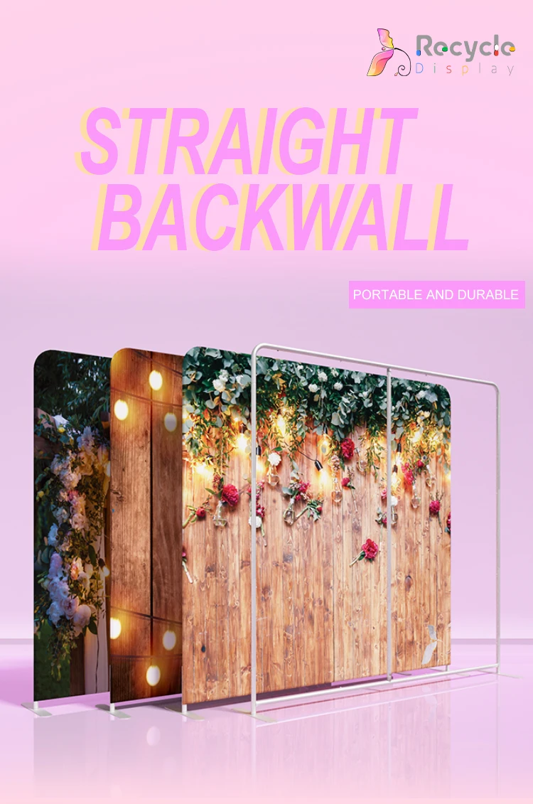 Photobooth Backdrop Straight Shape Portable Backdrop Banners Tension ...