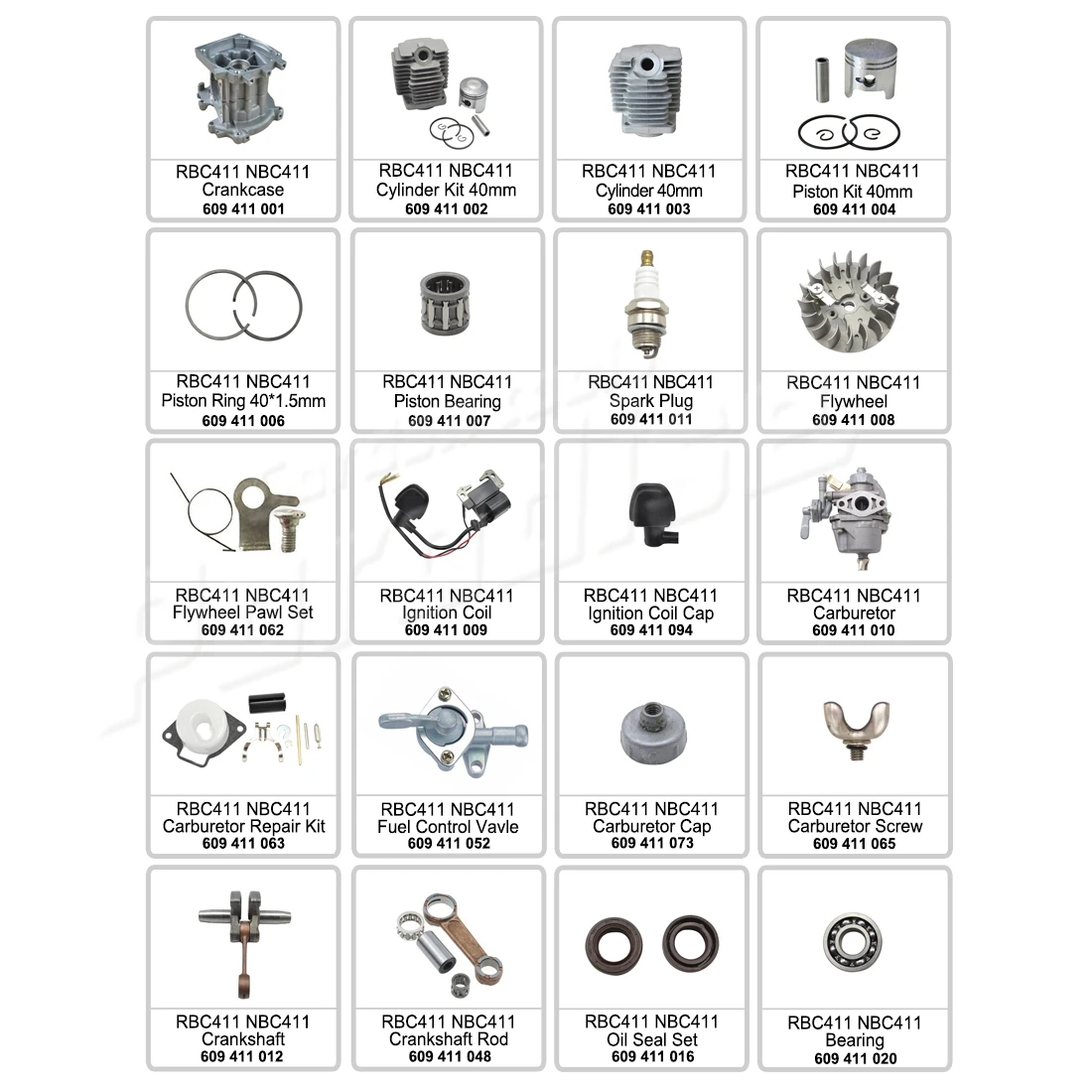 Grass Trimmer RBC411 NBC411 Fuel Control Valve Cock for Makitas 411 40-6 40.2CC Brush Cutter Machine Carburetor Parts