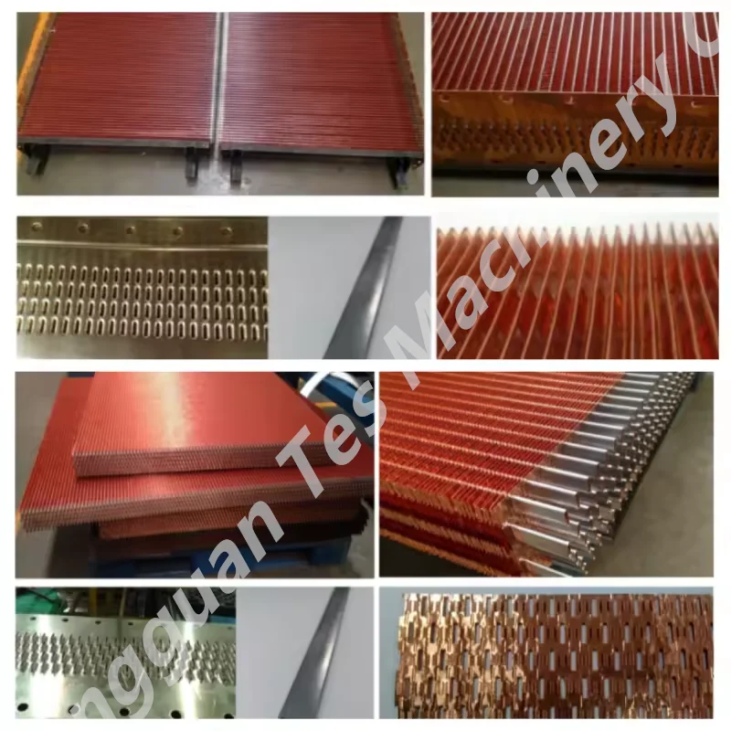 Customized CORE RADIATOR of RED COPPER BRASS High Quality Engine Inter Cool Core Big Size Oil Radiator Plate-Fin Cooler Radiat
