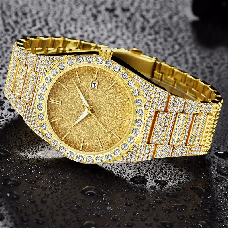 Seiko Cocktail Routefuture Montre De Bling Hommes Rond Cristal