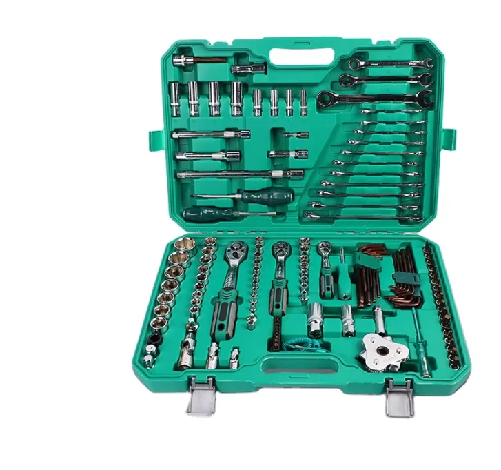 High Quality 161 Pieces Car Repair Tools Chromium Vanadium Steel Torque Wrench Mechanical Electrical Maintenance Tool Kit