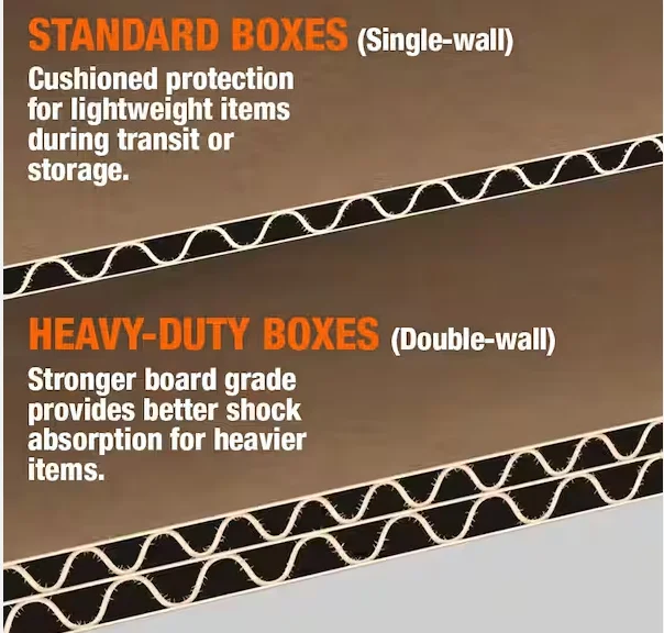 Corrugated Moving Boxes Wholesale Stackable Reusable Custom Logo Brown