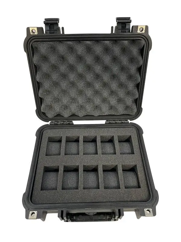 Waterproof Ip67 Abs Midas M32 Flight case Reloading Ammo Equipment  Graded Card Display Shipping and Storage case on Wheels