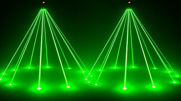 Top sale 37 Eyes RGB Full Color Laser Magic Moving Head Ball 60W Laser Mushroom Lamp Sound Control Stage Lights Club DiscoEvents