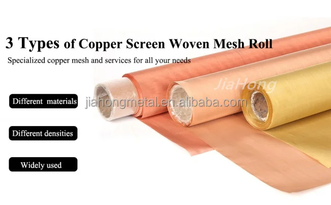 Magnetic Shielding Copper Mesh Fabric Emf Emp Rf Copper Wire Faraday ...