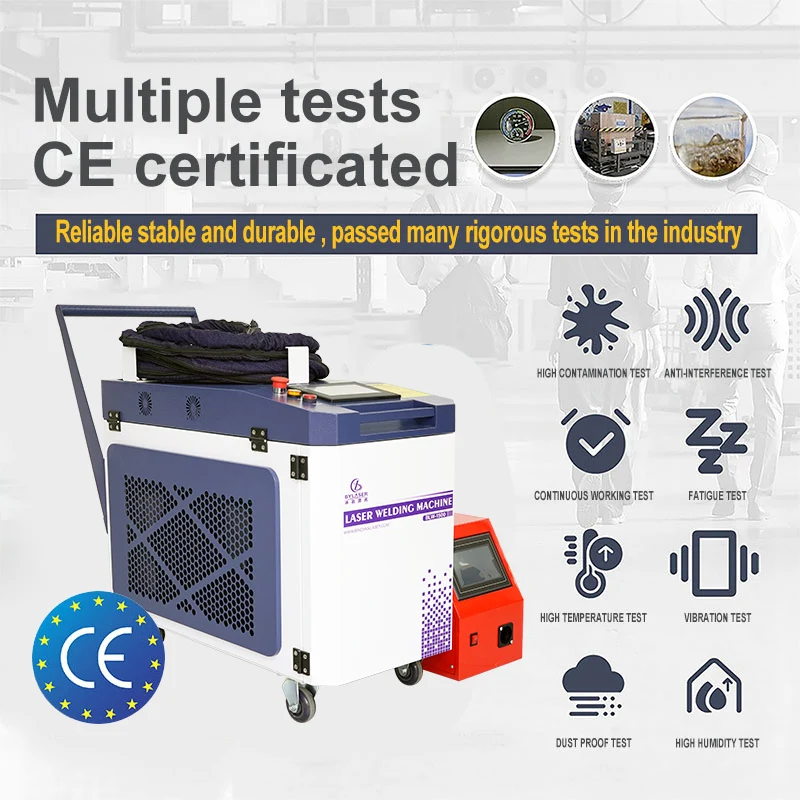 Handheld 3-in-1 Laser Welding Machine: 1000W 2000W 3000W Welding,Cutting and Cleaning