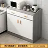 [Two doors, two drawers] Gray + White 80cm