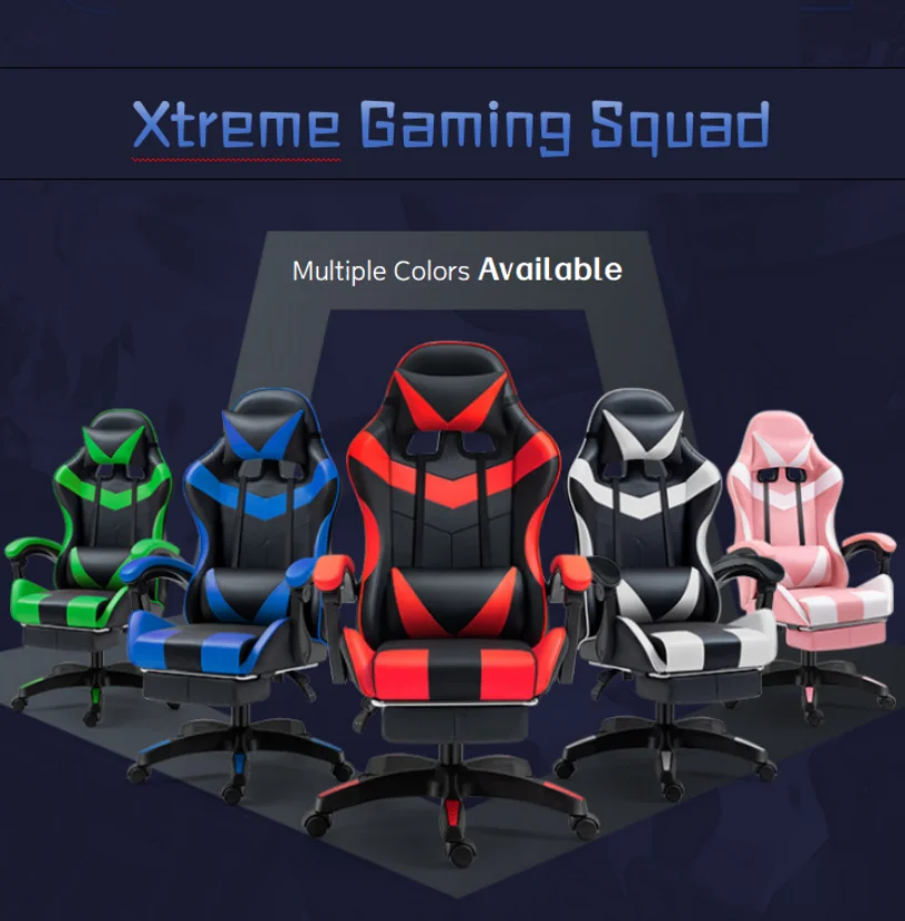 product hot selling low price quality luxury synthetic leather adjustable swivel ergonomic gaming chair for gaming-11