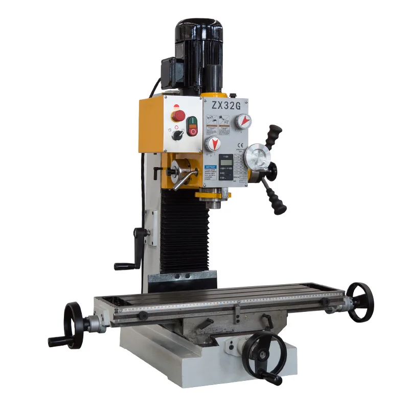 ZX32G 32mm Manual Milling Machine - Durable Metalworking Tool for
