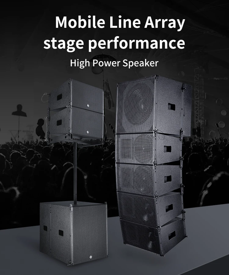 Powered Outdoor Speaker Line Array System Professional 18