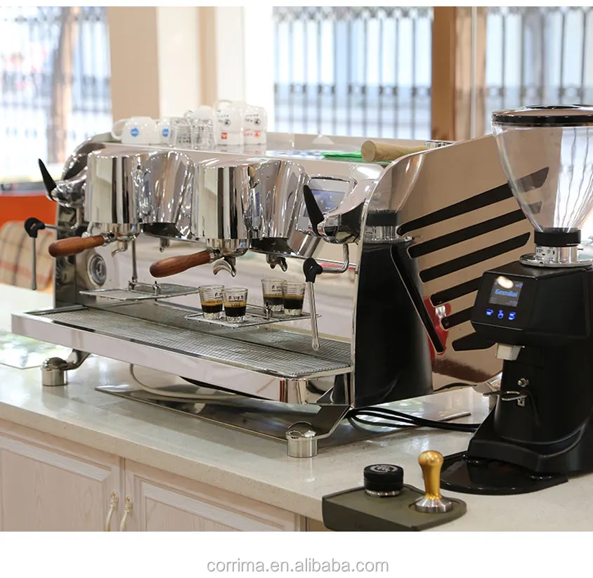 Stainless Steel Espresso Coffee Maker,9 Bar Pressure Commercial Espresso Coffee Machine Buy