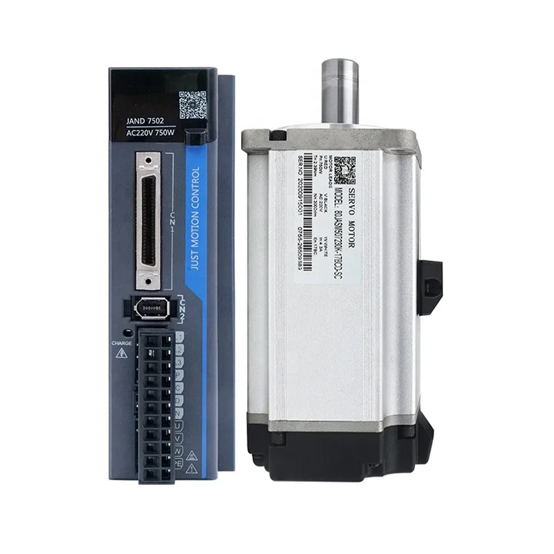 750W AC Servo Motor Driver, 2.39N.m Torque, Single-Phase with