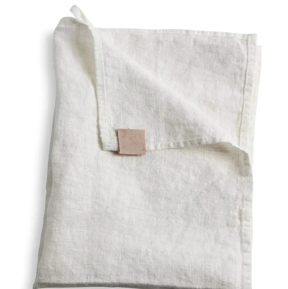 Solid Color Hotel Linen Tea Towels Super Soft Kitchen Tea Towel Solid