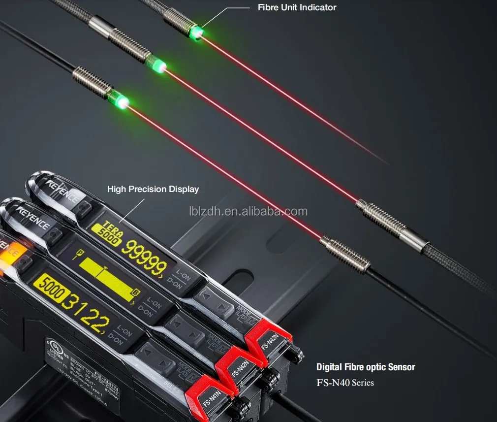 Keyence Fu-80mtz Optical Fiber Sensor Fibre Unit Thrubeam Type - Buy ...