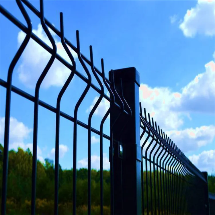 Customized 3D Metal Wire Fence Panel Home Garden V Folds Welded Wire Mesh Fence