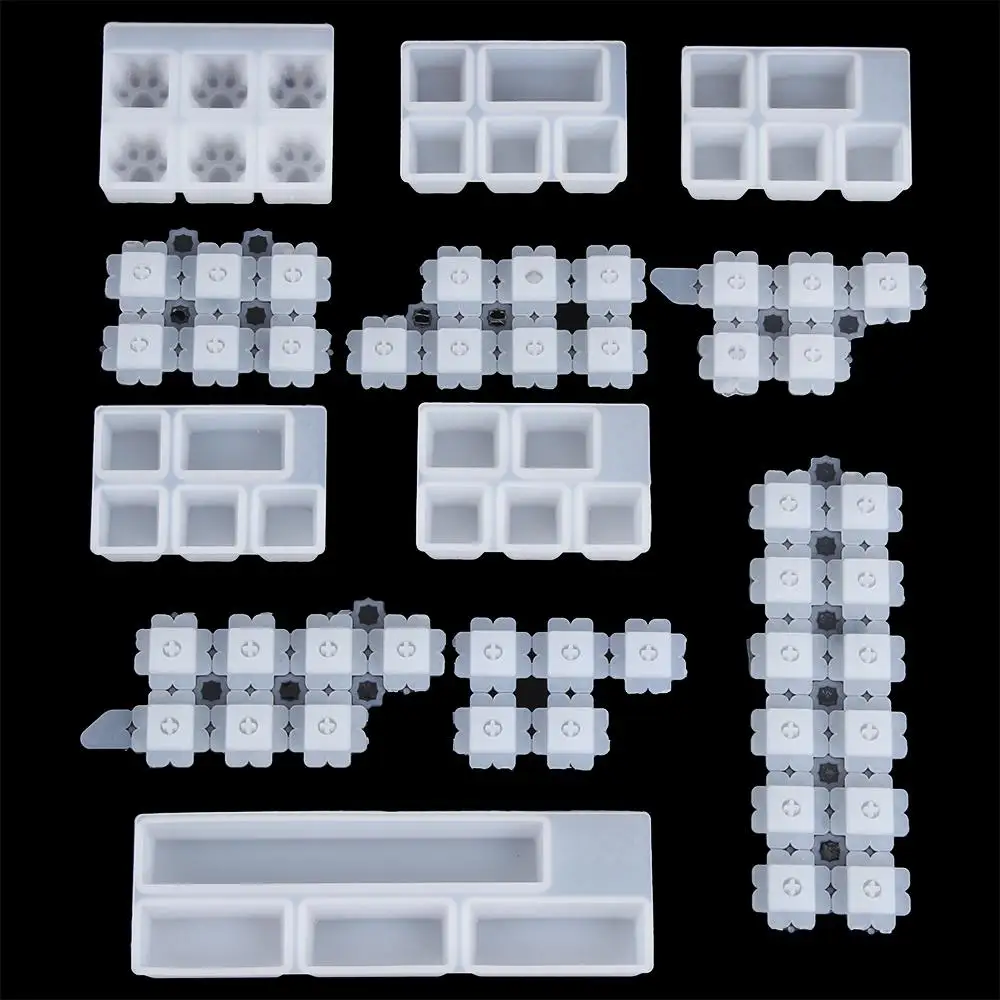 Mechanical Keyboard Custom Keycap Molds Keycap Silicone UV Resin Mold Tool