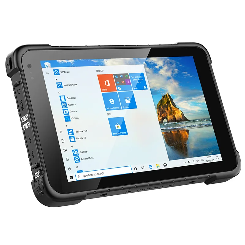 WinPad W86H 8 Inches Touch Screen Waterproof Rugged Windows 10 Tablet PC  with SIM Card - UNIWA