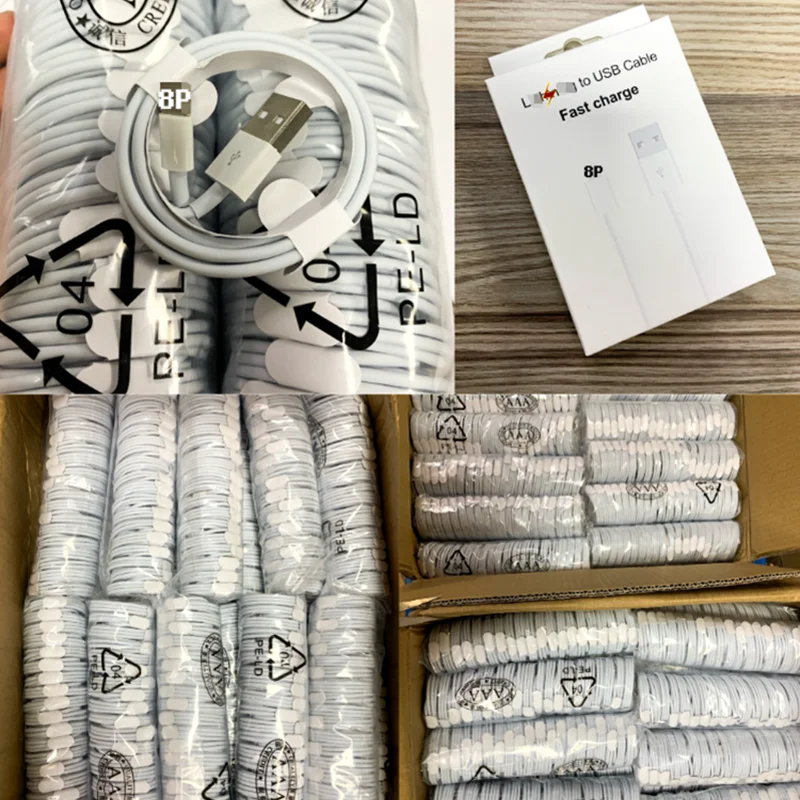 Заводская цена, 3 фута, 6 футов, 10 футов, зарядный кабель для iPhone, светящийся кабель, USB-кабель для зарядки iPhone, зарядное устройство с 3IC