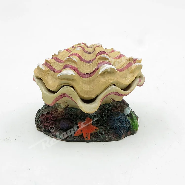 Aquarium Shell Decoration Bubble Decoration for Fish Tank Aerating ...