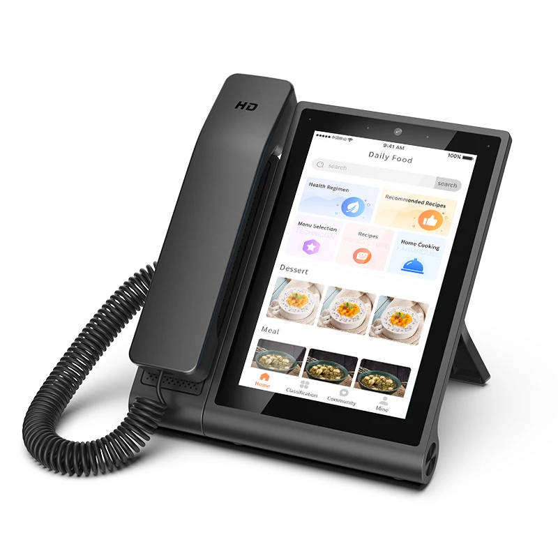 8インチタッチスクリーンスマートAndroid 13ビデオ電話GSMワイヤレス 