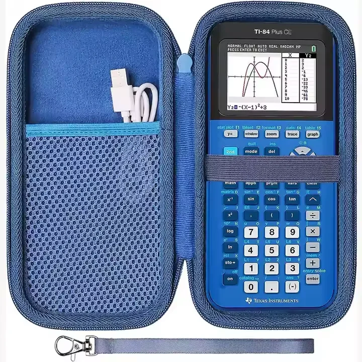 Hard Shell EVA TI 84 Calculator Case EVA Hard Storage Case EVA Carrying Travel Case for Texas Calculator