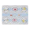 Rectangular blue puppy eight-piece set