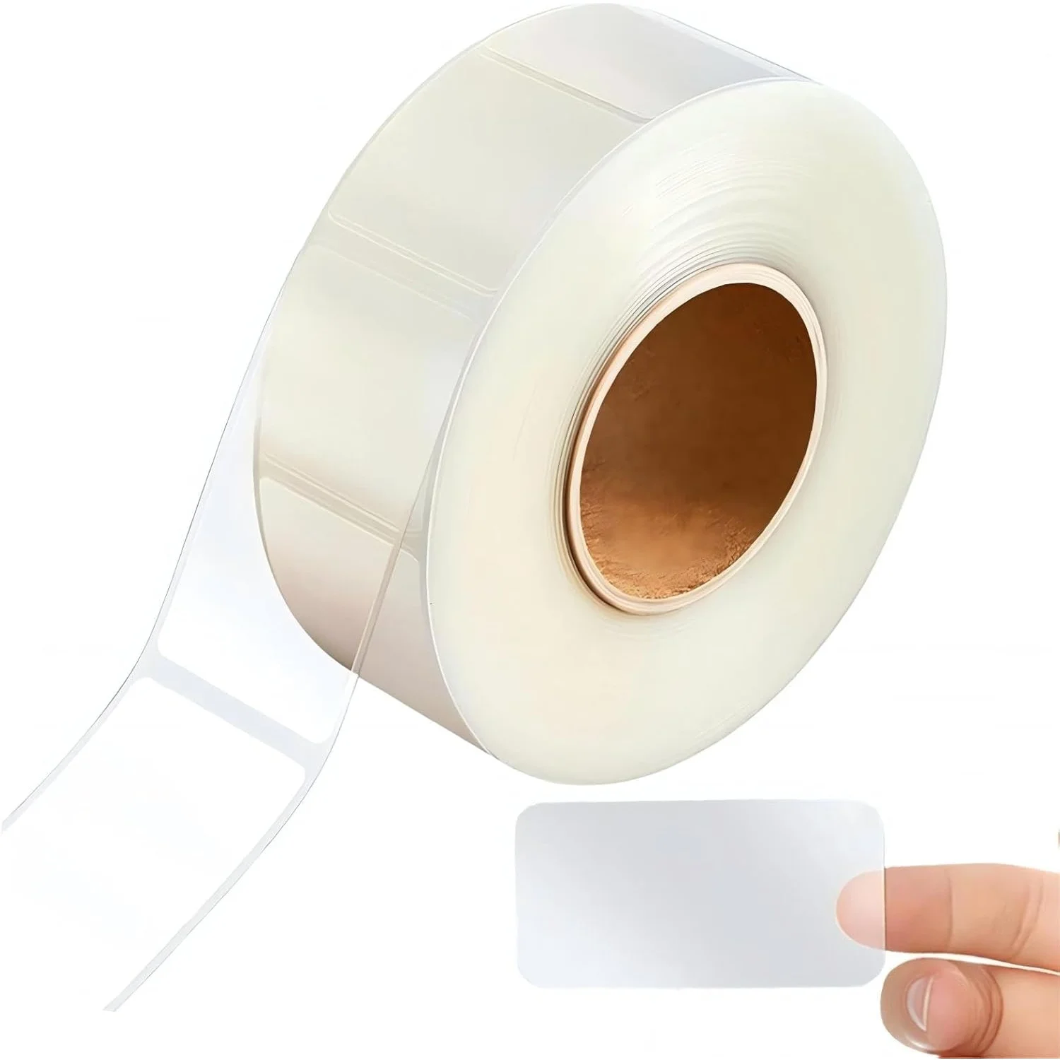 Clear Labels Transparent Label Protectors Wafer Seal Stickers for ...