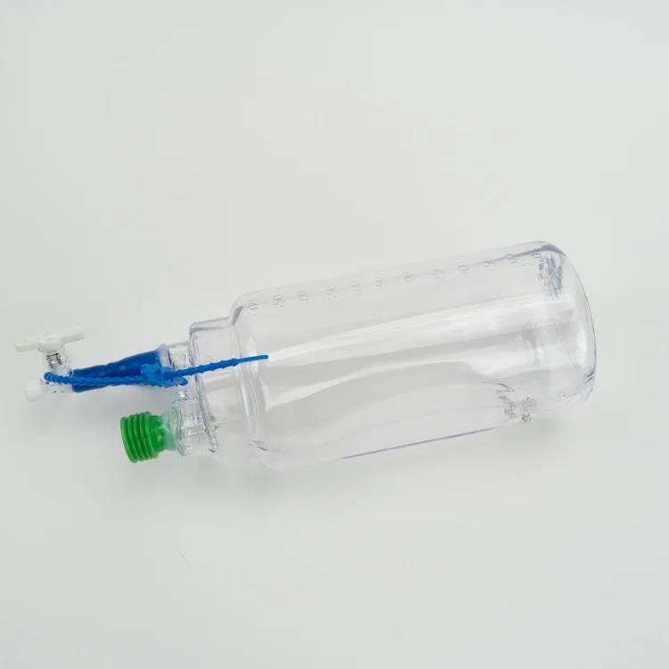 Wholesale 200ml 400ml 600ml Negative Pressure Drainage Bottle Medical Grade Silicone Closed Wound Drainage System