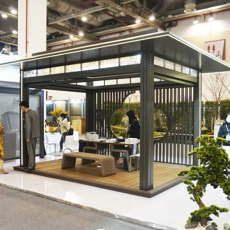 Factory Price Over Pool Summer Veranda From Pavilion Blinds Shades Shutters Pergola