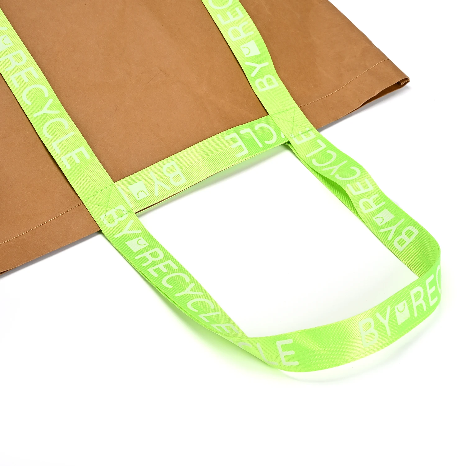 Dupont Paper Tote Bag Single Shoulder Handbag with Washable Kraft Paper Cotton Linen Lining Natural Ecobags for Daily Use manufacture