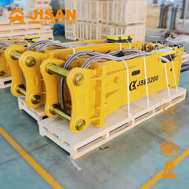 Okada Ub11 Hmb750 Sy35c Mini Excavator Hydraulic Breaker Rock Grinder Drum Cutter Hammer Hydraulic Backhoe Point Chisel